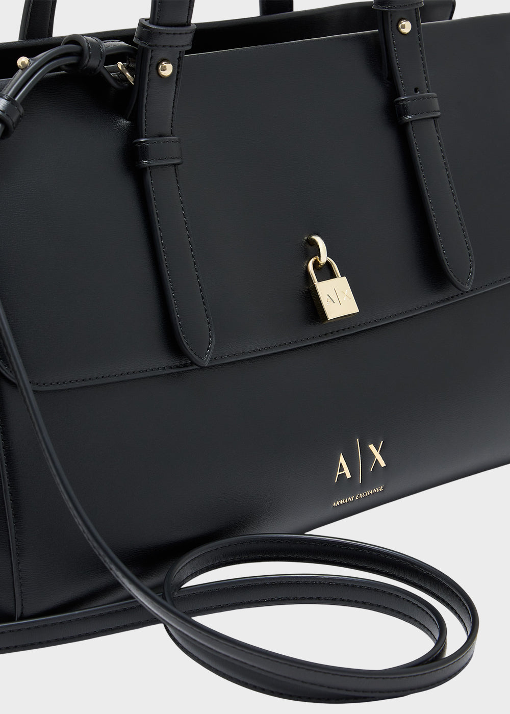 Borsa shopping Taylor Tote L con lucchetto decorativo e tracolla-7