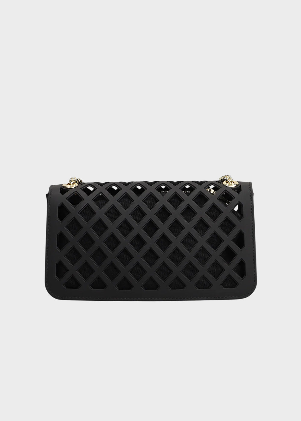 Borsa a tracolla Flat Basket con pochette interna