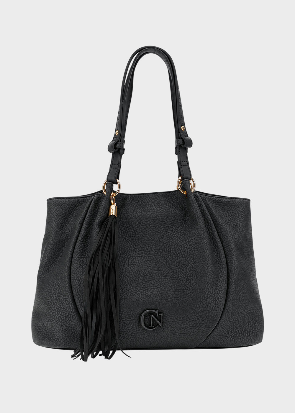 Borsa da spalla morbida con pieghe