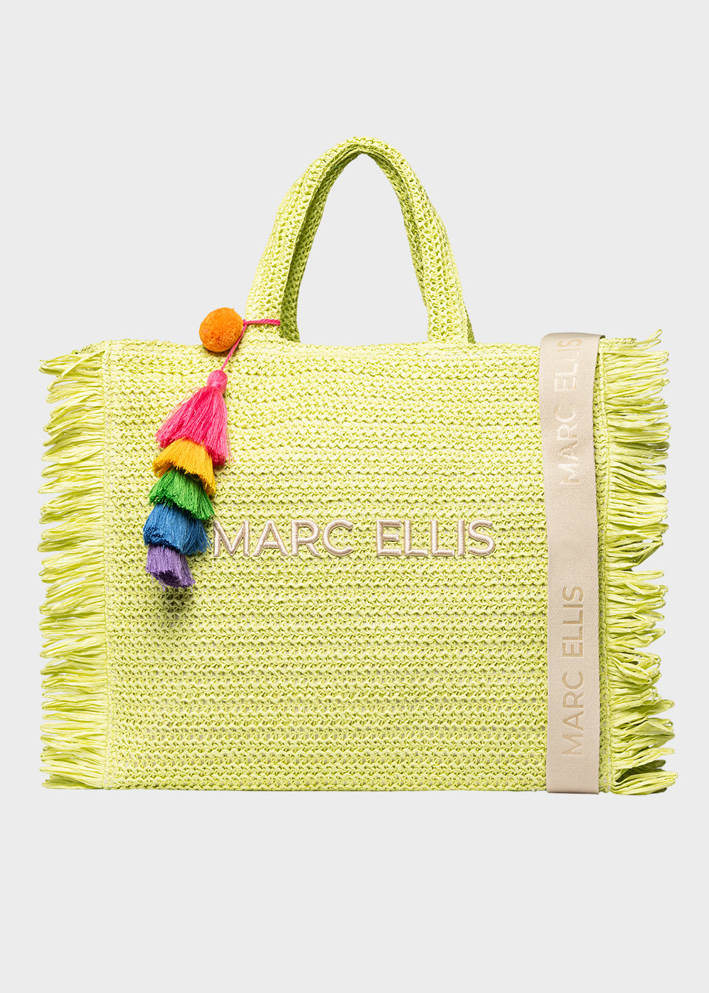 Borsa da Mare Buby S.Claire L in effetto rafia, con tracolla