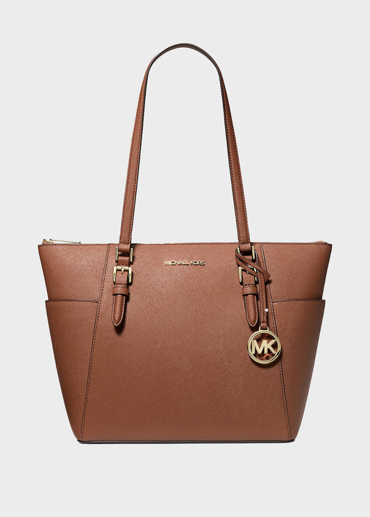 Borsa da spalla Charlotte grande con logo