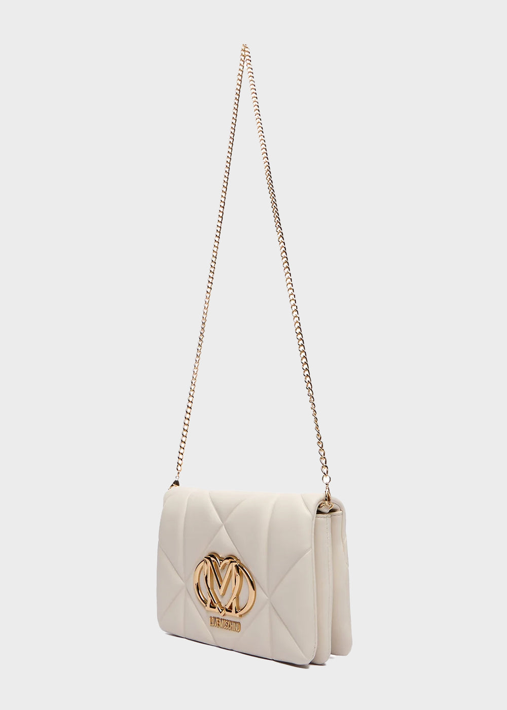 Borsa a tracolla con logo frontale