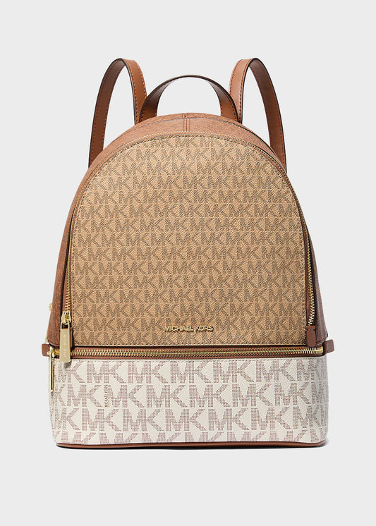 Zaino Rhea Zip con logo all over