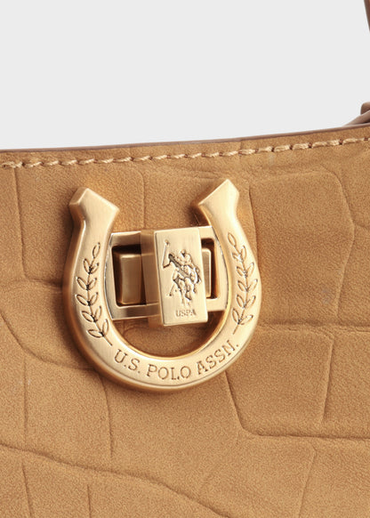 Borsa a mano Middleton D. con tracolla e borsa interna, effetto Croco