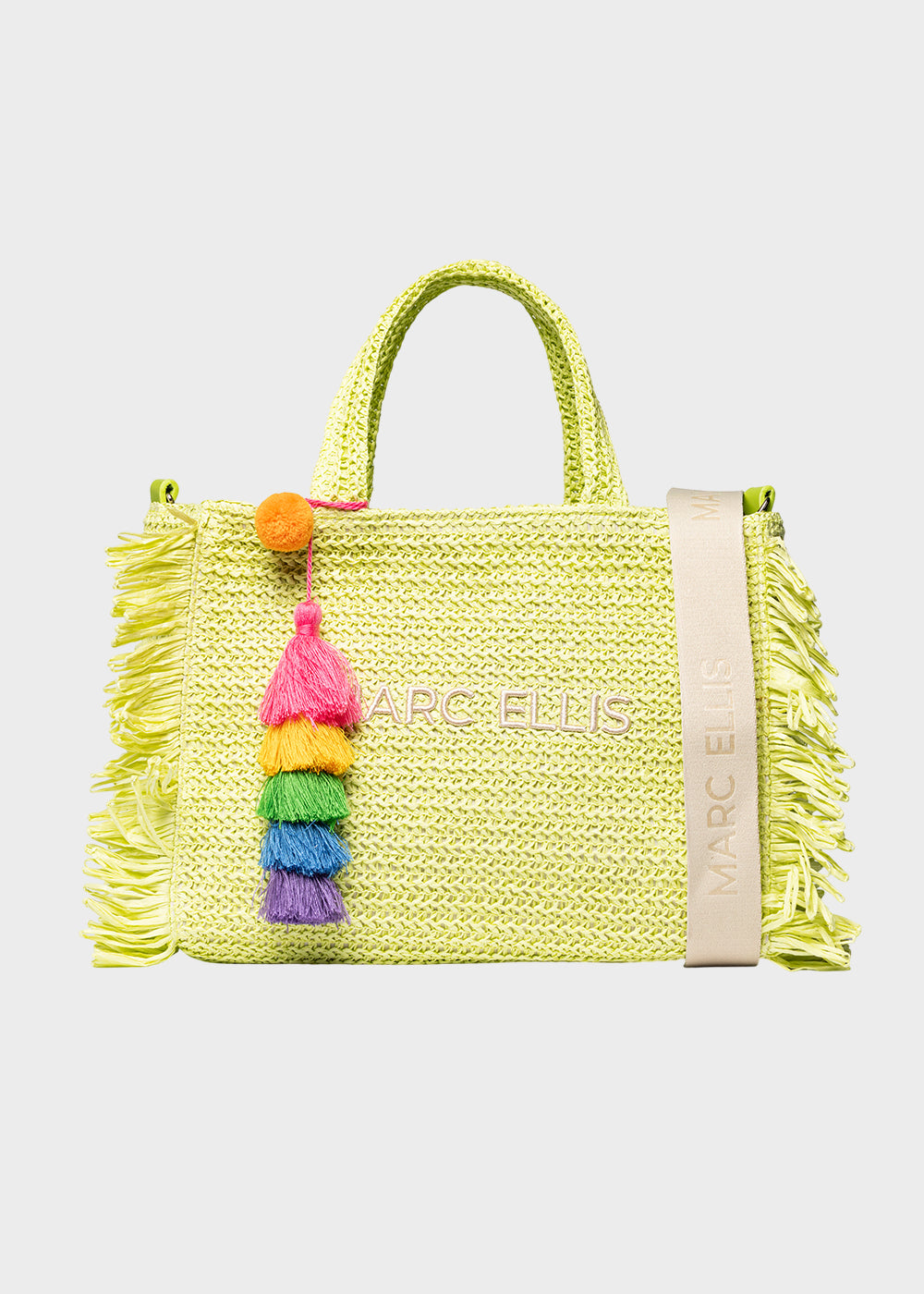 Borsa da Mare Buby S.Claire M in effetto rafia, con tracolla