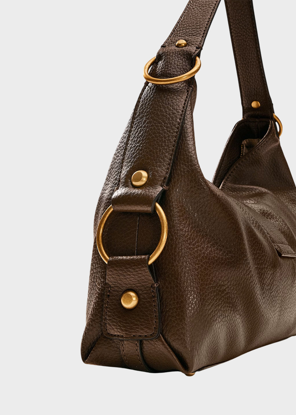 Borsa a spalla Camden con logo metallico-4