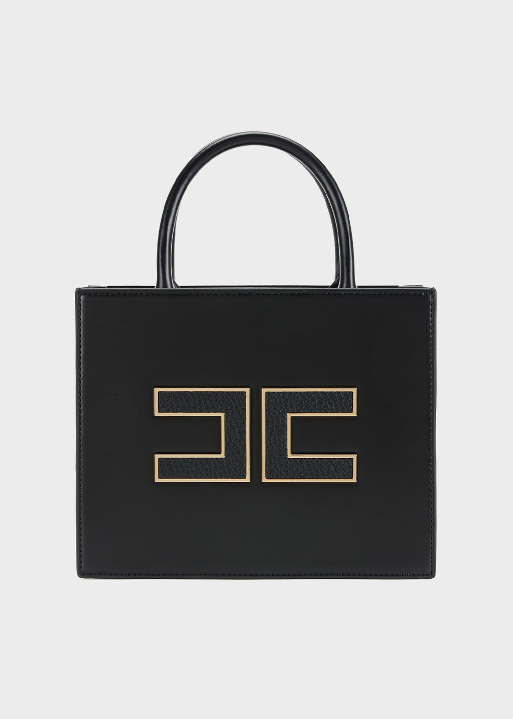 Medium handbag with shoulder strap and logo