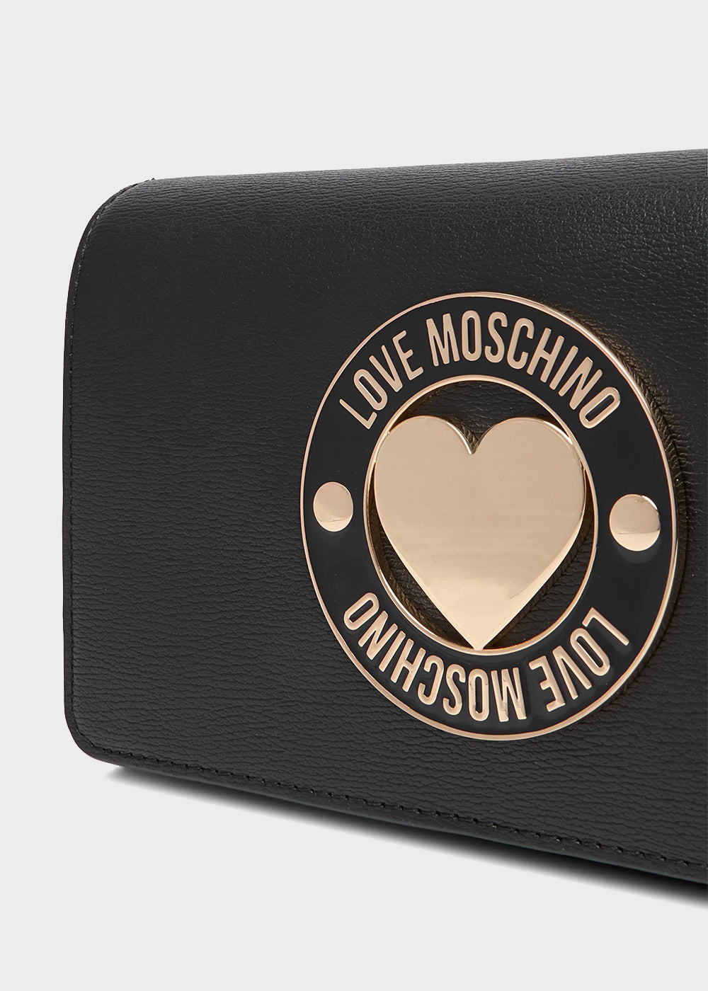 Shoulder bag with logo and heart on the front
