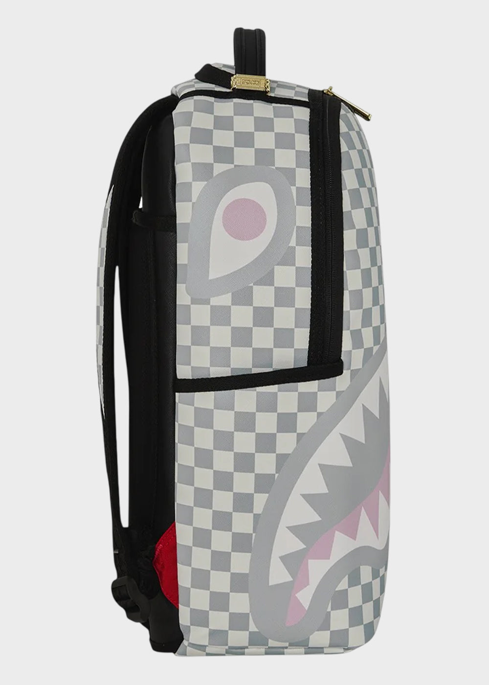 Zaino Cream Check Side Drip