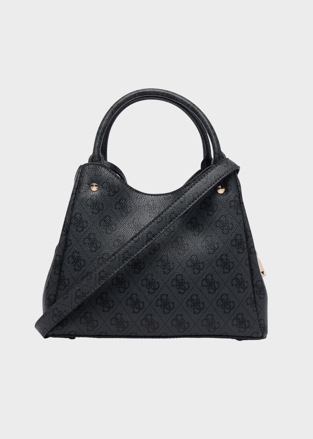 Borsa a mano Lorella Logo con tracolla e charm con logo all over-4