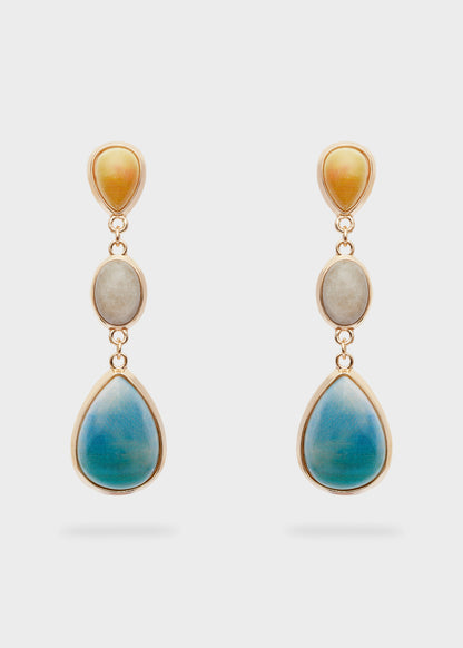 STONES DANGLING EARRINGS