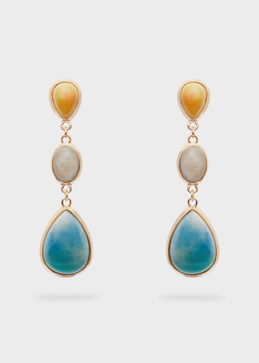 STONES DANGLING EARRINGS