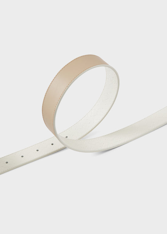 Cintura reversibile con fibbia Love Birds 3cm