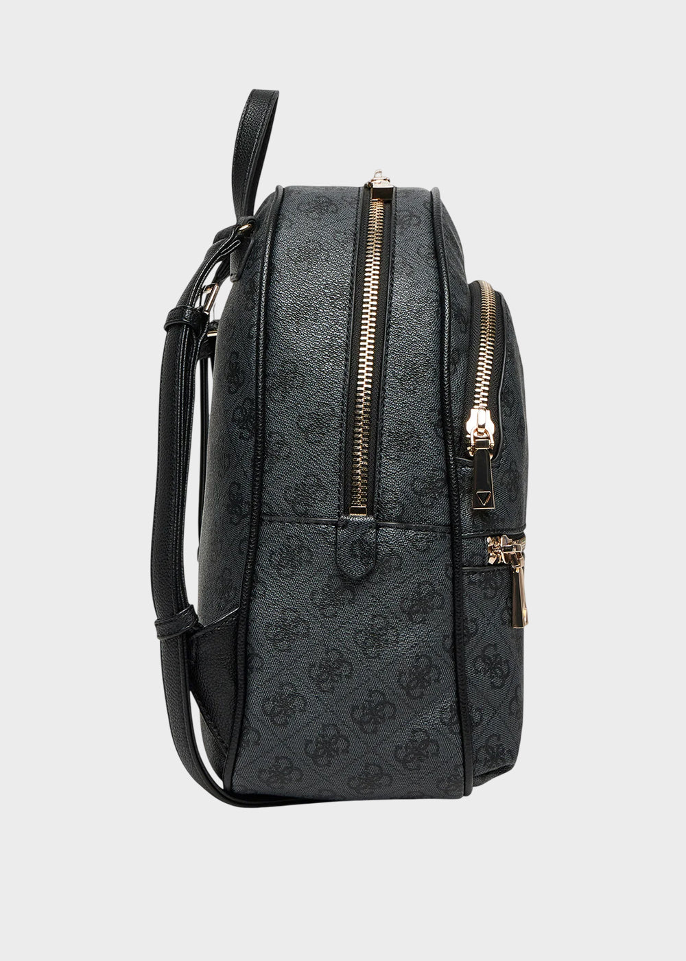 Zaino Manhattan II con tasche frontali e logo all over-4