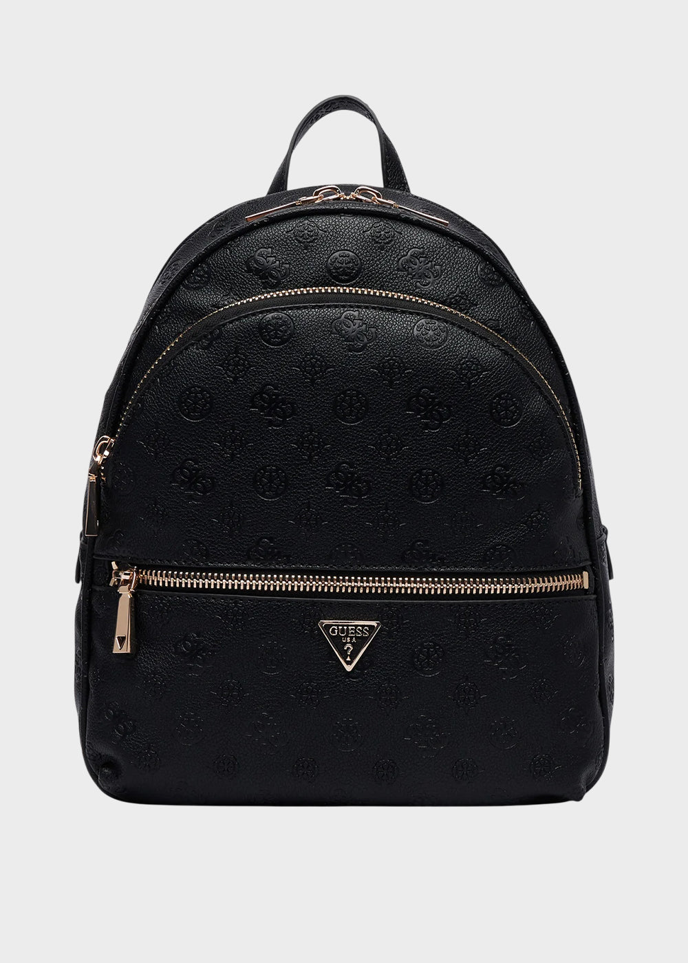 Zaino Manhattan II con tasche frontali e logo all over
