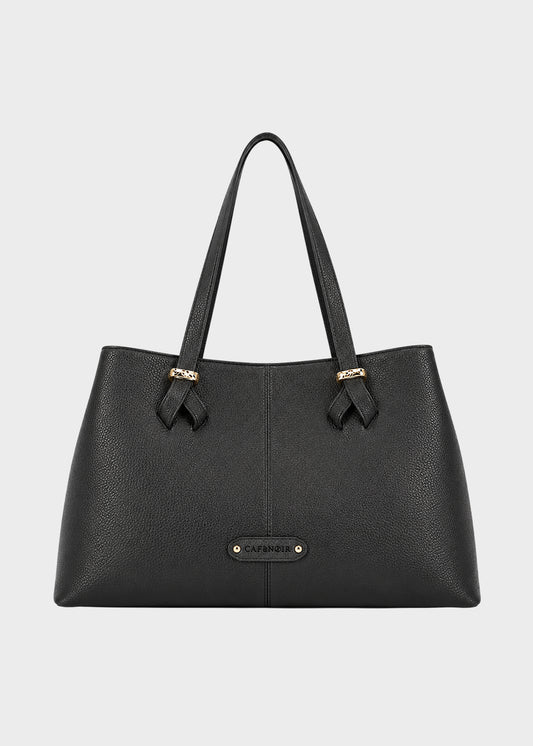 Borsa da spalla con logo frontale