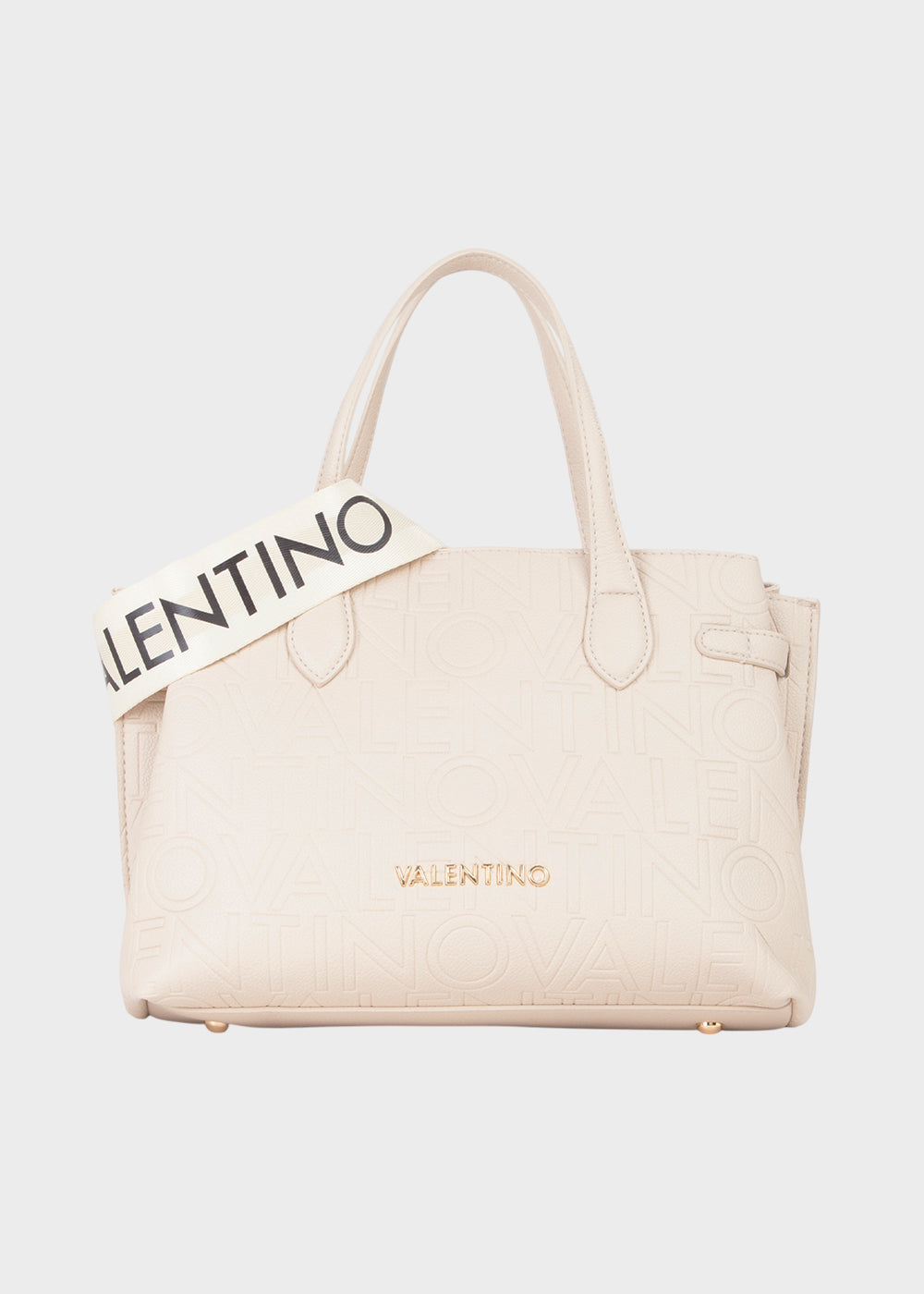 Borsa a mano con tracolla Pansy con logo all over