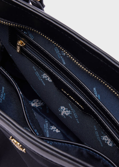 Houston Shopping Bag in fabric with logo