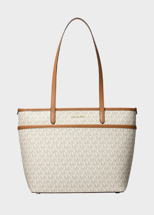 Borsa da spalla Marlowe con logo all over