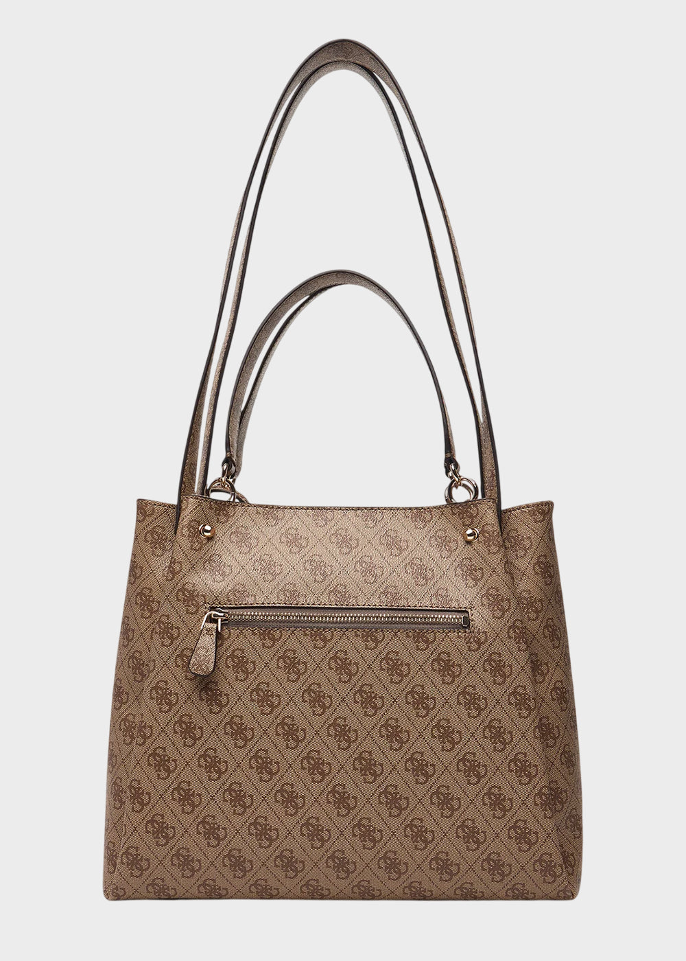 Borsa a tracolla Lorella Logo con manico e charm-3