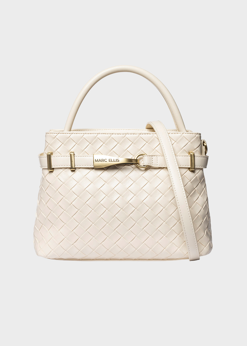 Borsa a mano Arizona M Plait con tracolla e trama ad effetto geometrico
