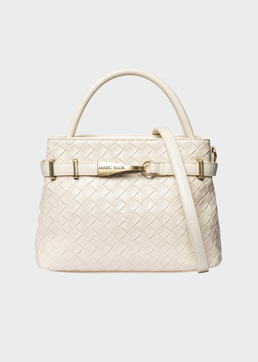 Borsa a mano Arizona M Plait con tracolla e trama ad effetto geometrico