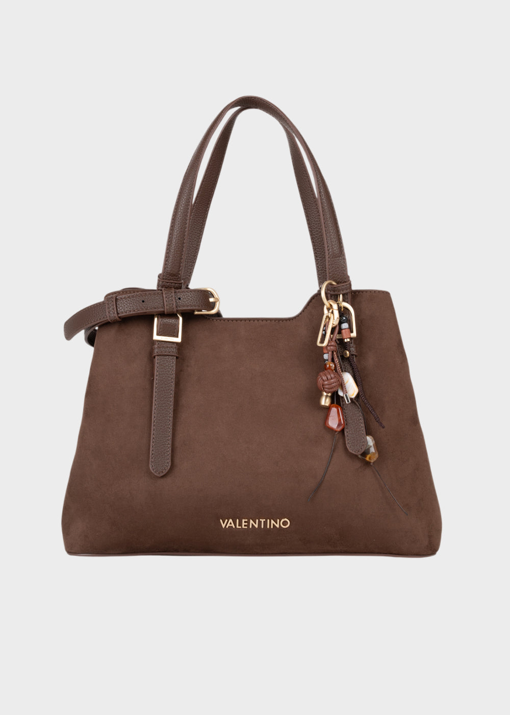 Borsa a mano Winnie Winter con tracolla, in camoscio sintetico