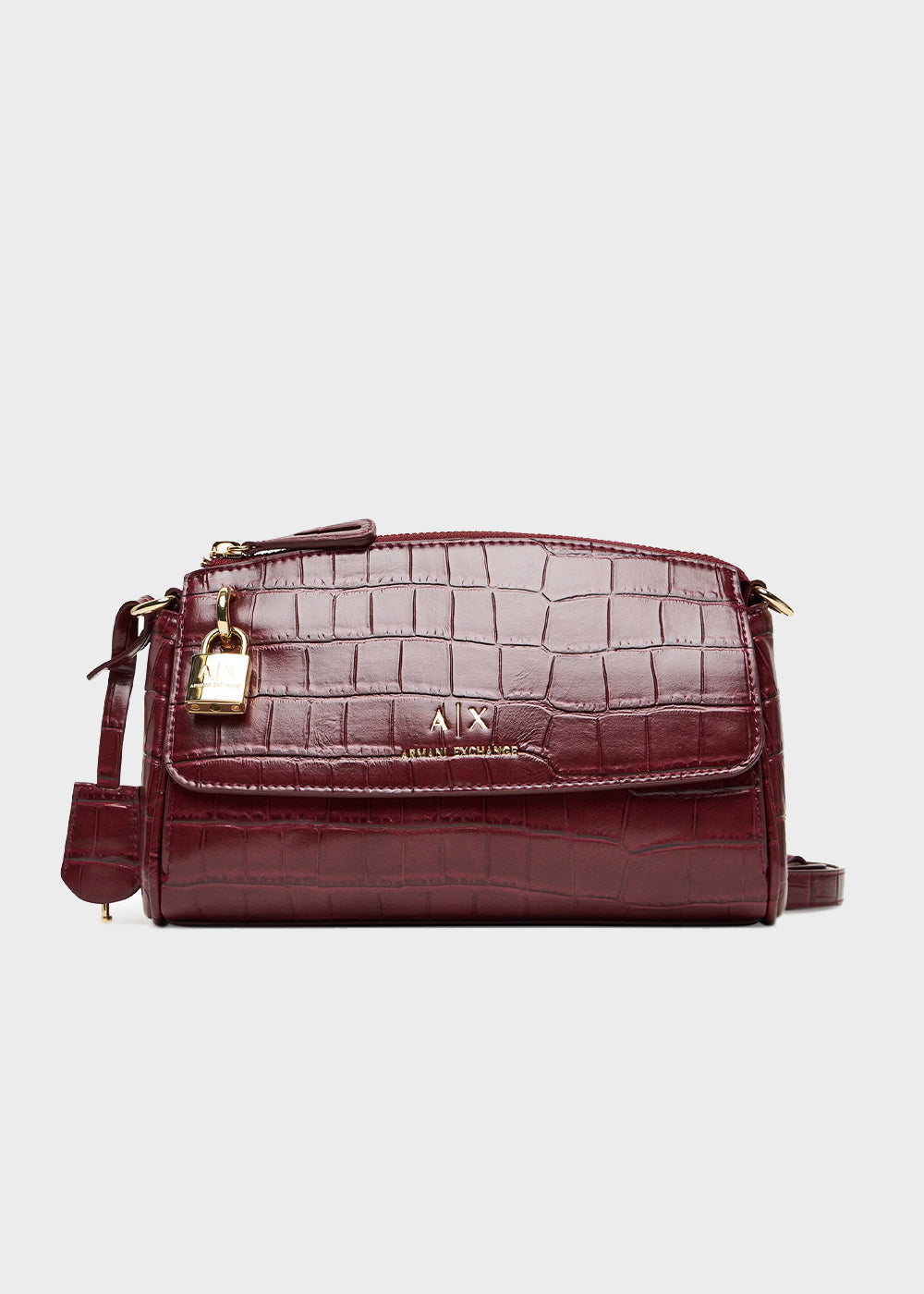 Jane Croco Shoulder Bag