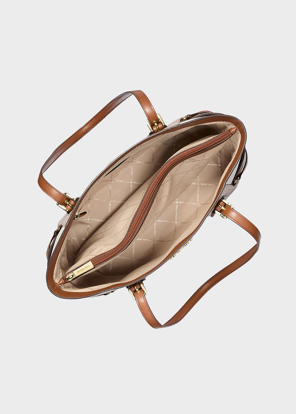 Borsa tote Voyager grande con stampa logo color block-3