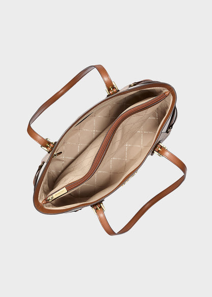 Borsa tote Voyager grande con stampa logo color block