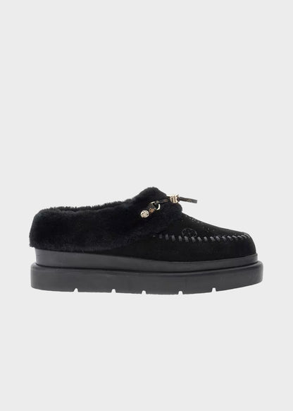Scarpa Kendry platform con pelliccia