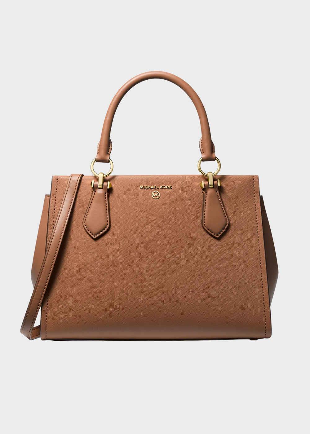 Borsa a mano Marilyn media con tracolla, in pelle saffiano