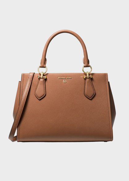 Borsa a mano Marilyn media con tracolla, in pelle saffiano