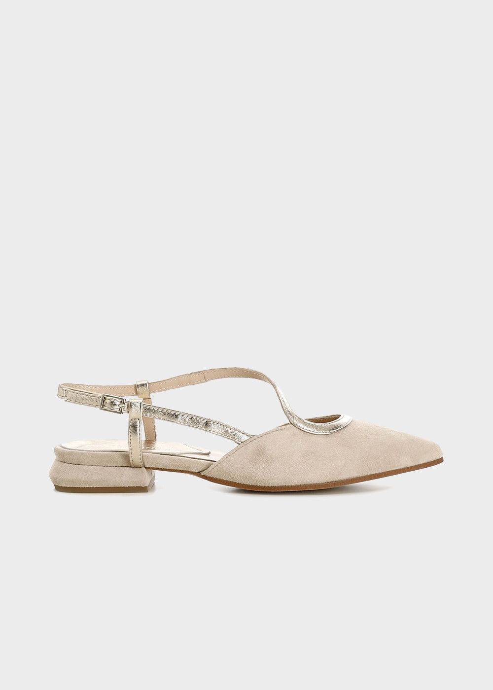 Ballerine in camoscio