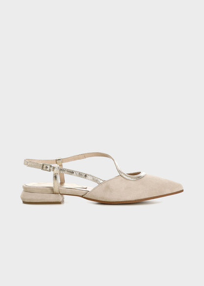 Ballerine in camoscio