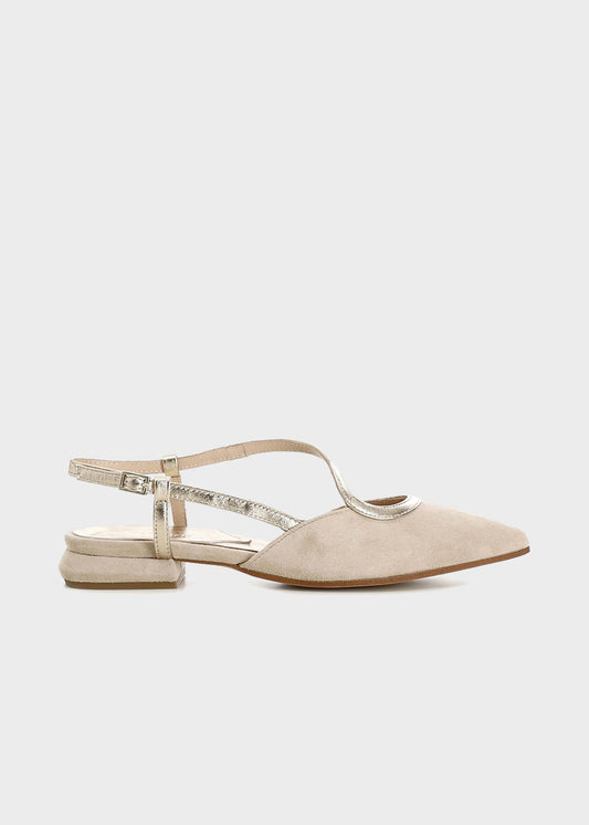 Ballerine in camoscio