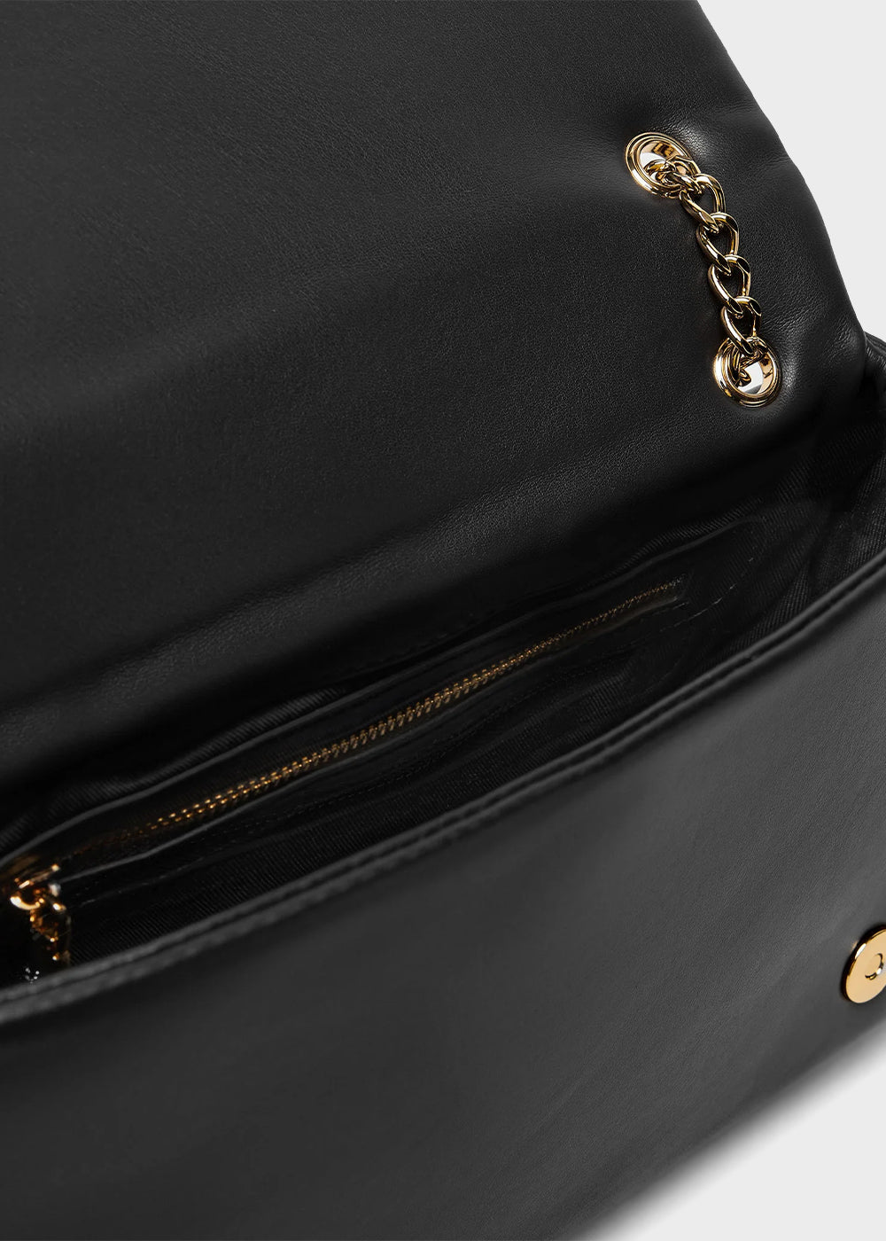 Borsa da spalla con logo frontale