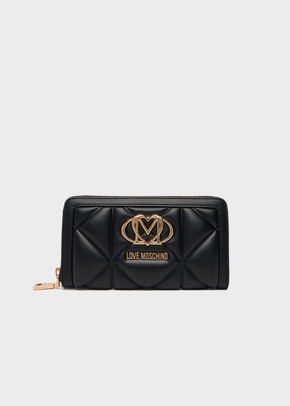 Zip around wallet with logo