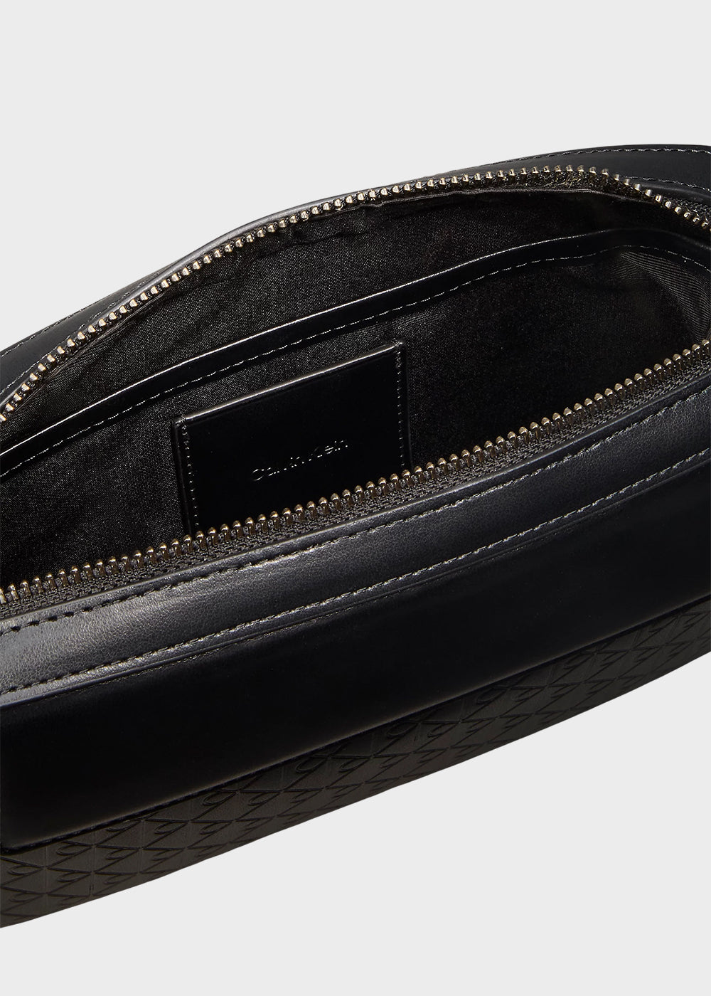 Pochette con emblem logo all-over