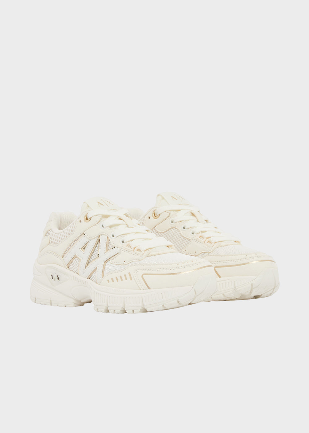 Sneakers in tela con logo