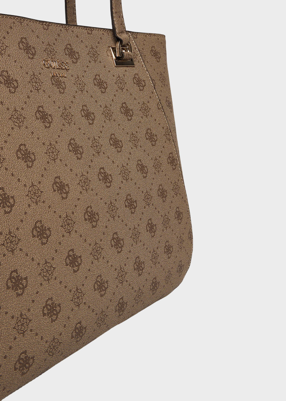 Borsa a spalla grande Calebra con logo all over