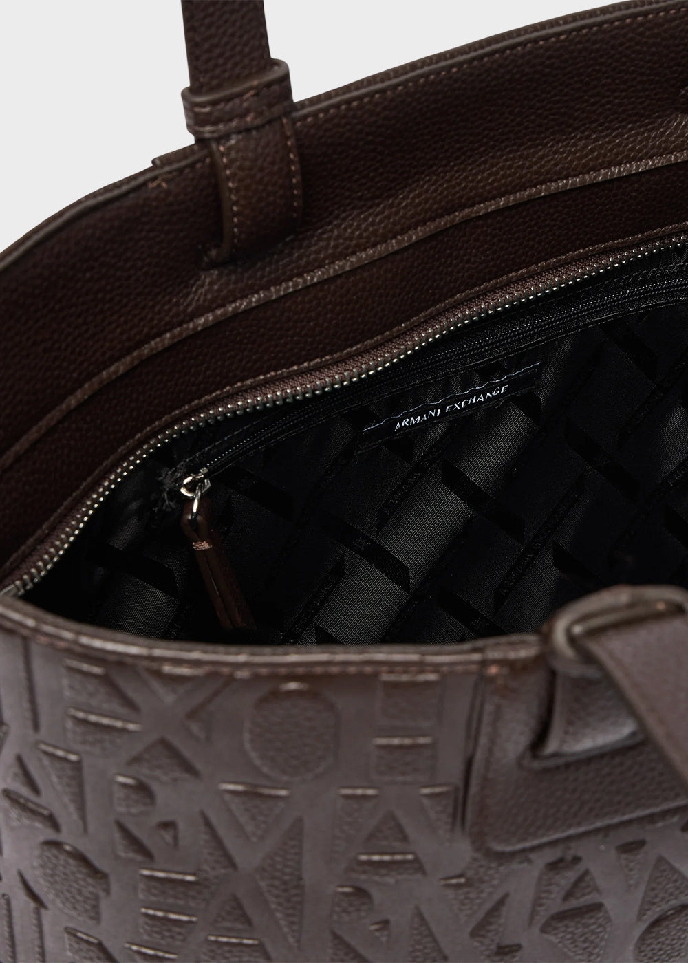 Borsa shopping Liz Pebble M con logo all over-6