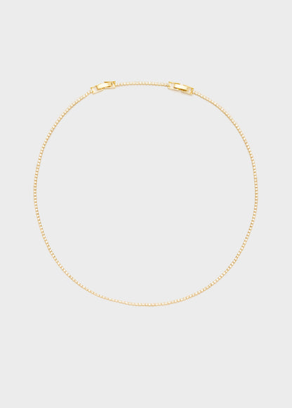 Collana tennis con pietre