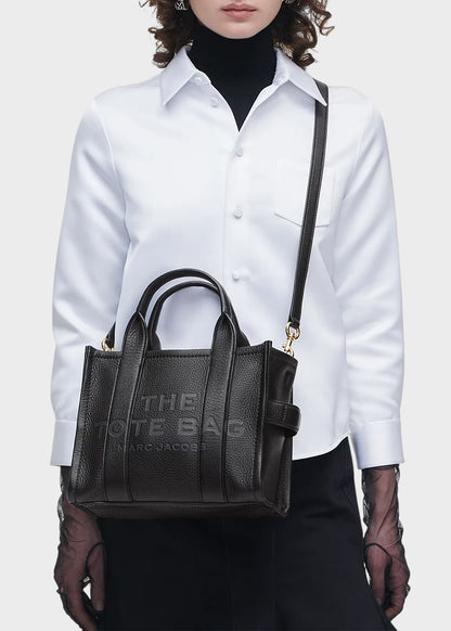 Borsetta a mano "The Tote Bag" piccola con tracolla, in vera pelle