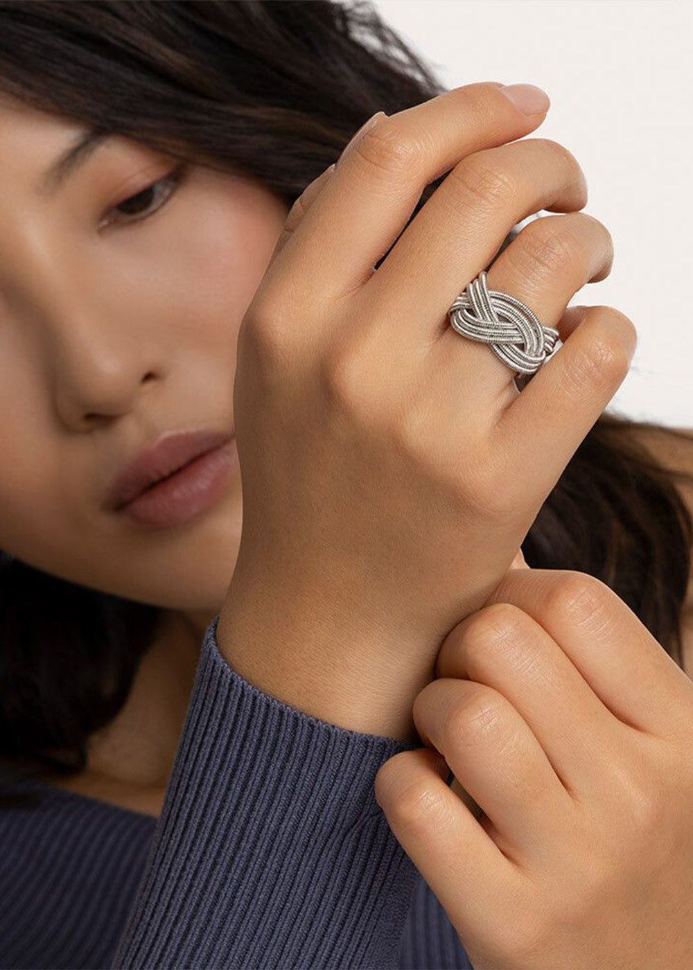 Spring Braid Band Ring