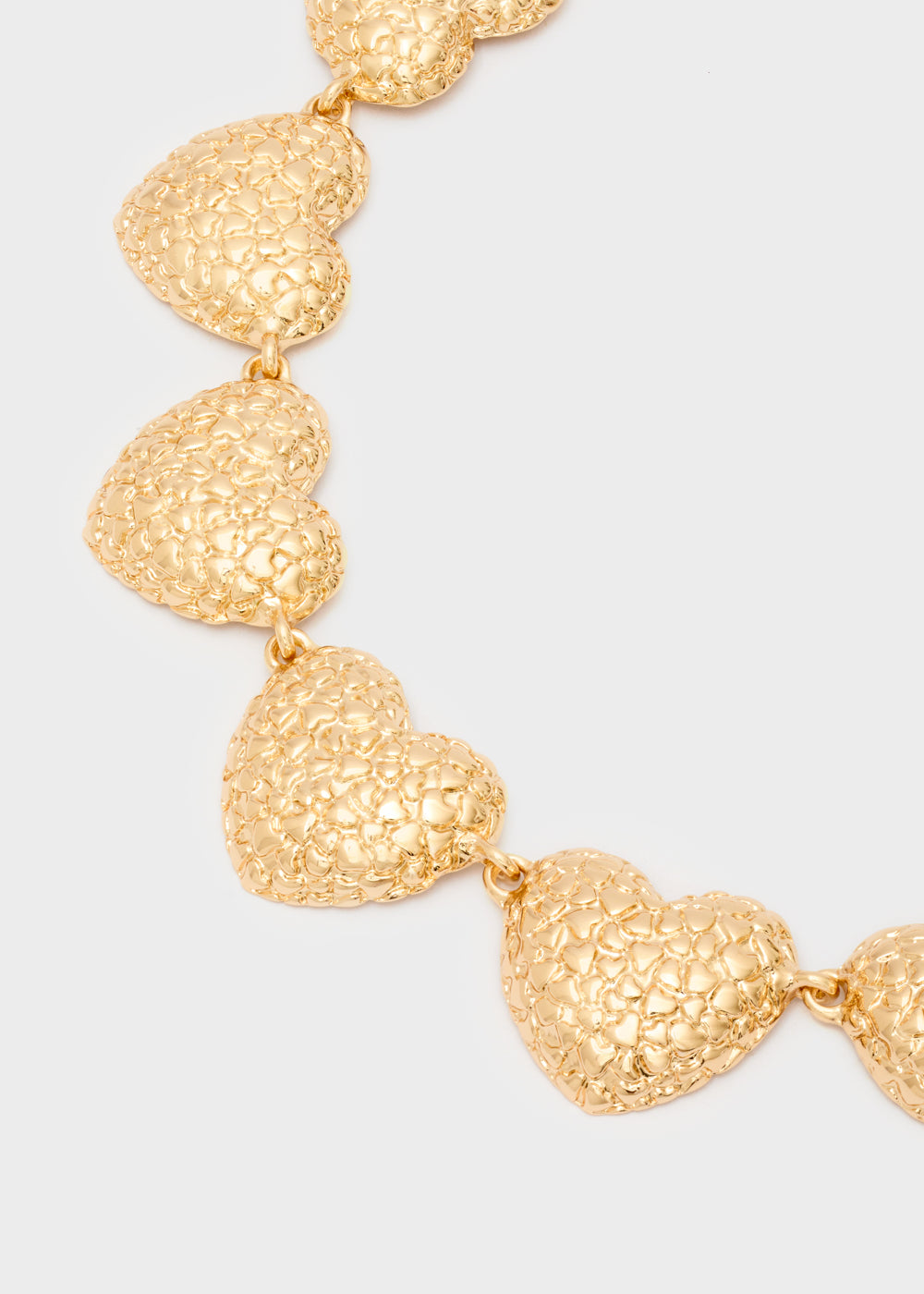 Hammered Heart Necklace-3