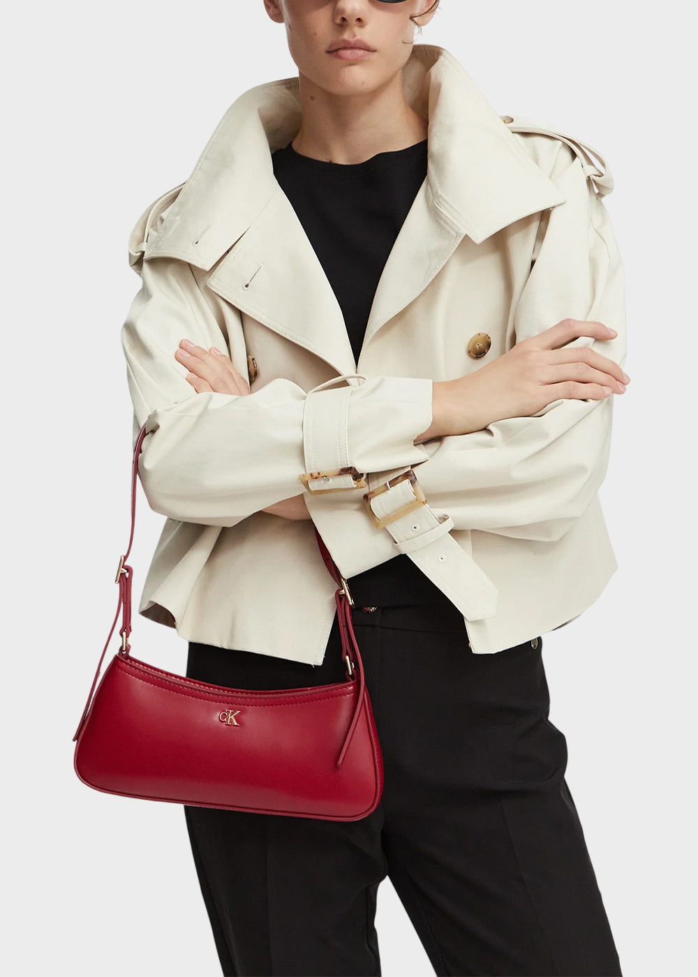 Borsa a spalla Small con logo-2