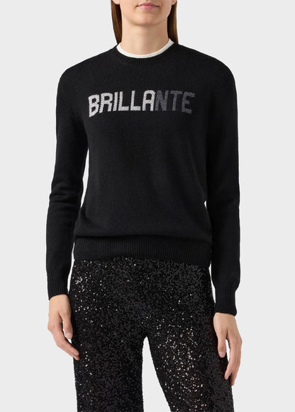 Sparkling Sweater with Rhinestones