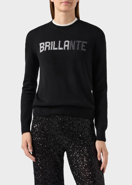 Sparkling Sweater with Rhinestones