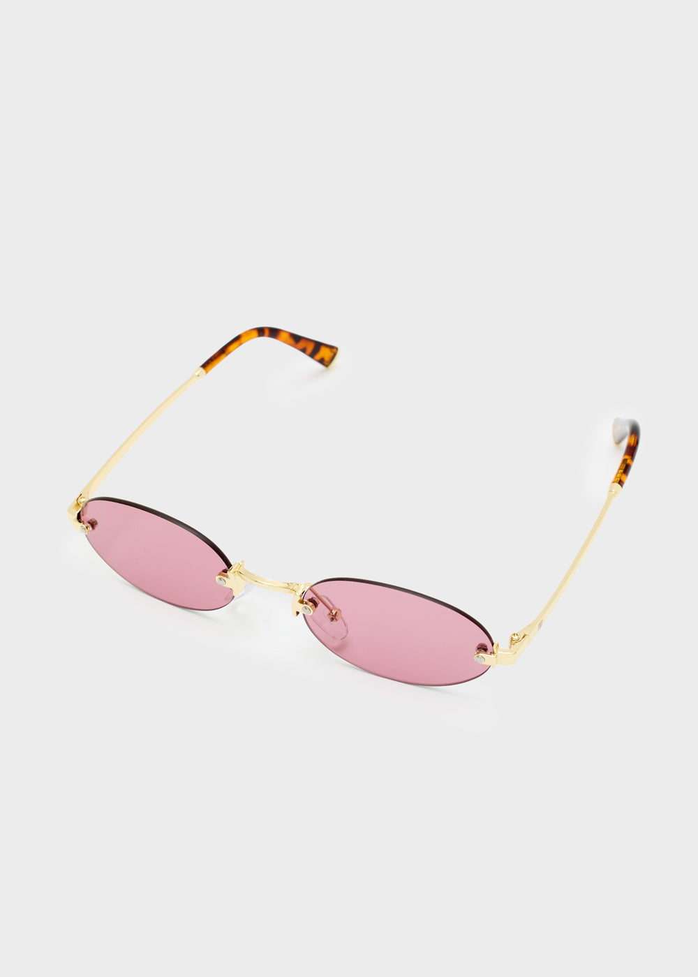 Occhiali Thin Oval rosa